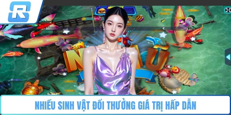 Bắn cá rồng online RS8CASINO Nhiều sinh vật đổi thưởng giá trị hấp dẫn